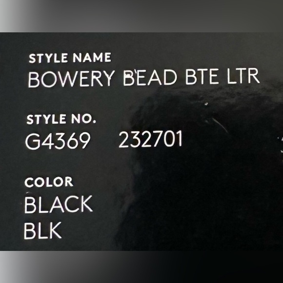 Coach Bowery bead boots. Black with silver. Sz. 6.5 NWT Smoke and pet free home. - Picture 4 of 4